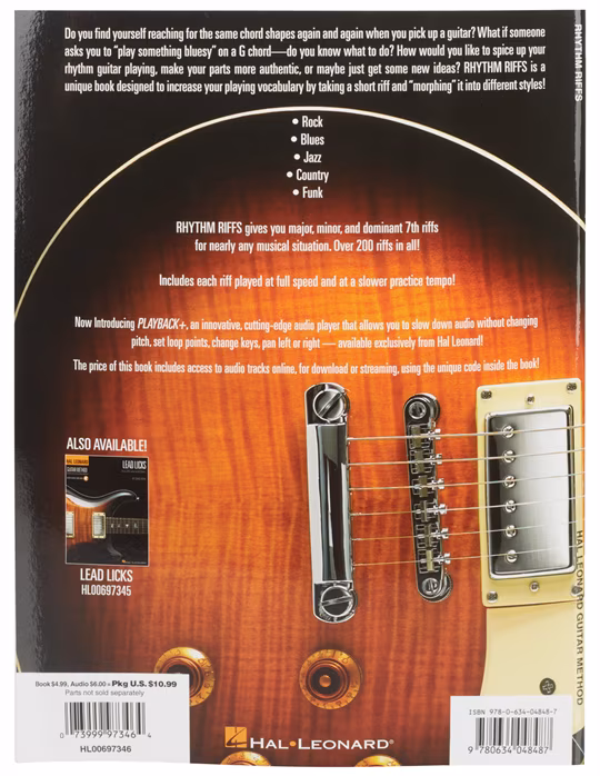 MS Hal Leonard Guitar Method - Rhythm Riffs - Gitarrenschule für Anfänger