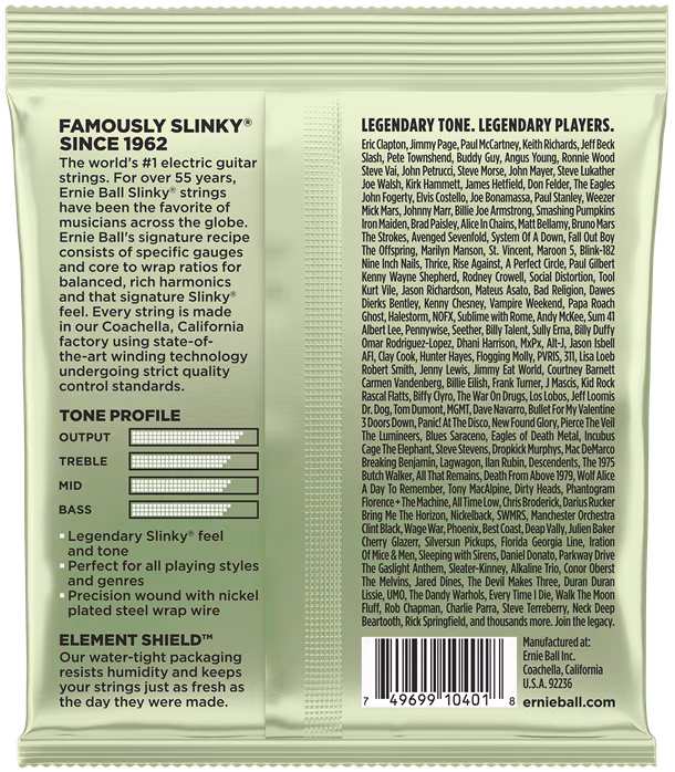 Ernie Ball 2618 Nickel Wound Magnum Slinky - Saiten für E-Gitarre