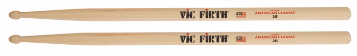 Vic Firth 2B American Classic - Hickory-Drumsticks