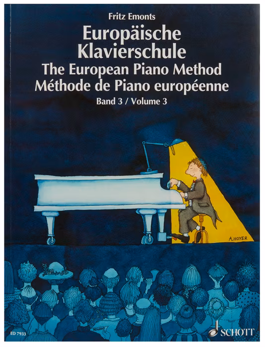 MS Evropská klavírní škola III - Emonts Fritz - Klavierschule für Anfänger