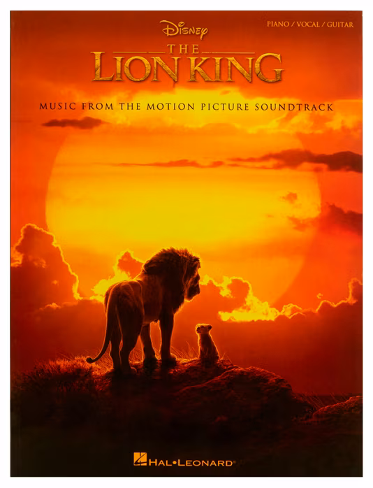 MS The Lion King - PVG - Noten für Klavier und Guitarre
