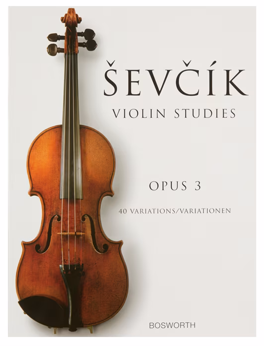 MS Otakar Sevcik: Violin Studies - 40 Variations Op.3 - Geigenschule für Anfänger