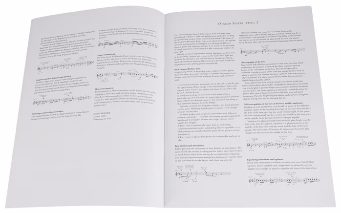 MS Otakar Sevcik: Violin Studies - 40 Variations Op.3 - Geigenschule für Anfänger