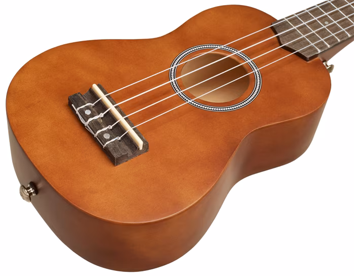 Cascha EH 3953 Soprano Limewood Ukulele Set - Akustische Ukulele