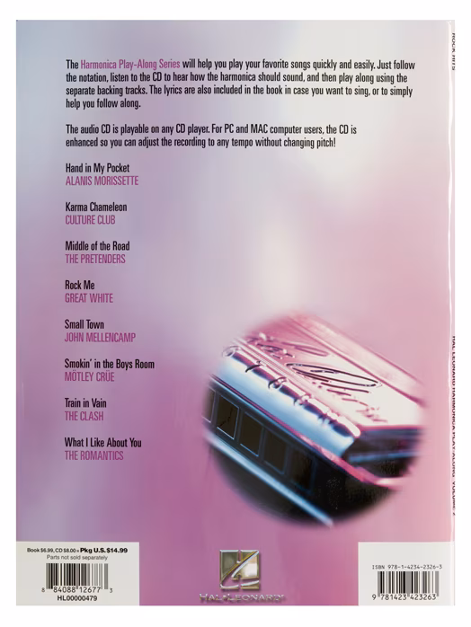 MS Harmonica Play-Along Volume 2: Rock Hits - Mundharmonika-Noten