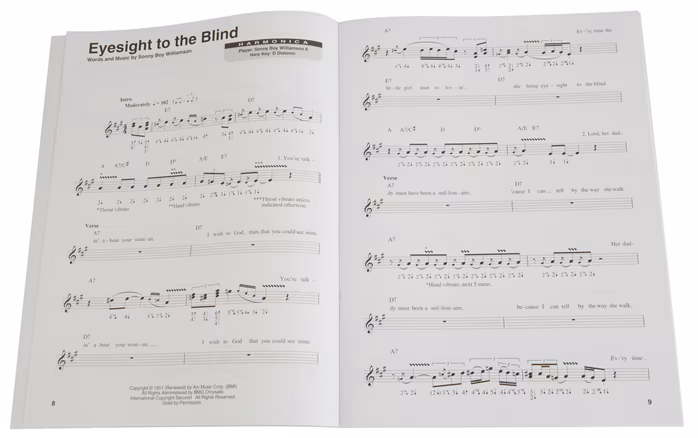 MS Harmonica Play-Along Volume 10: Blues Classics - Mundharmonika-Noten