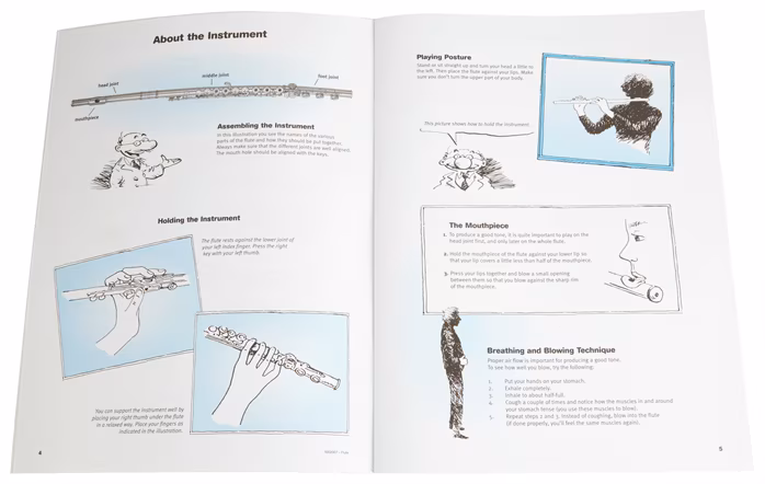 MS Look, Listen & Learn 1 - Flute - Querflöten-Schule für Anfänger