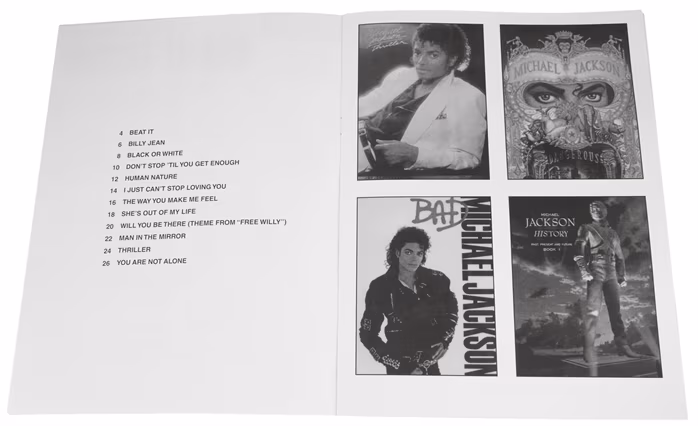 MS Michael Jackson: Instrumental Solos - Saxophon-Noten