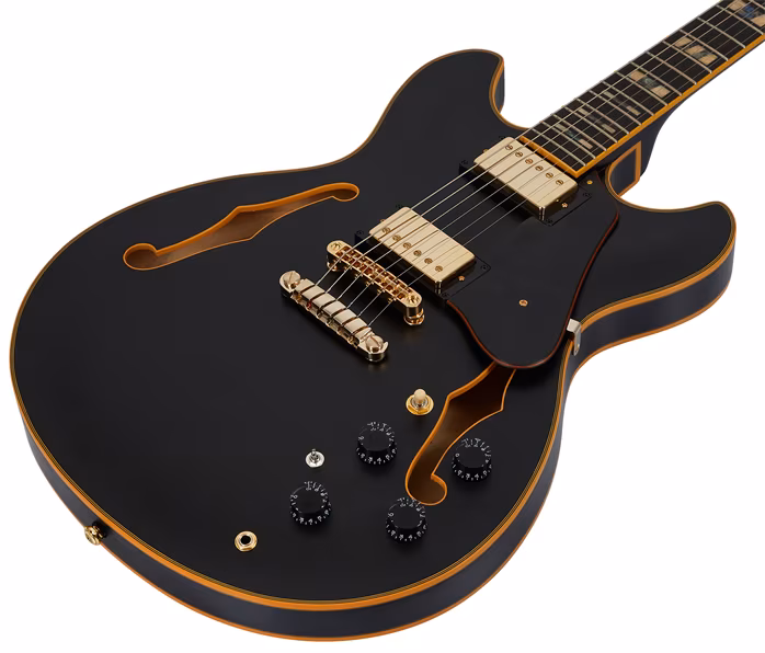 Ibanez JSM20L Black - Semiakustische Gitarre