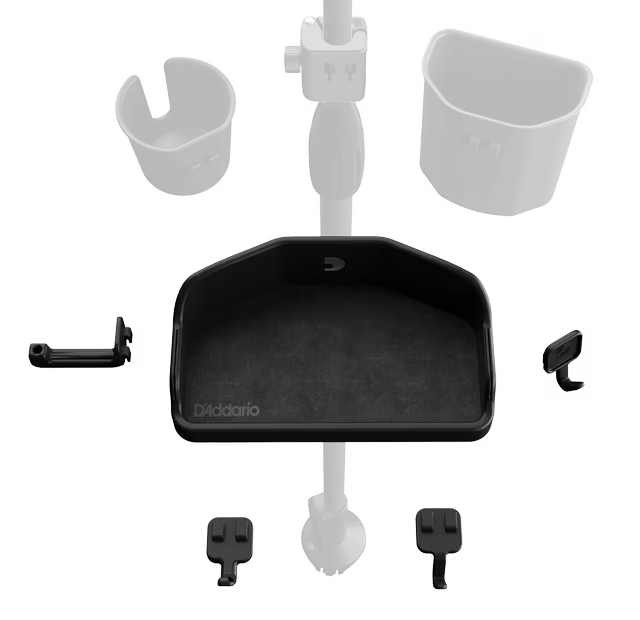 D'Addario Mic Stand Accessory System - Gear Tray - Ablegepult für Ständer