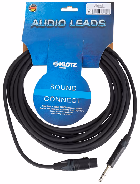 Klotz M1FS1B0750 - Mikrofonkabel
