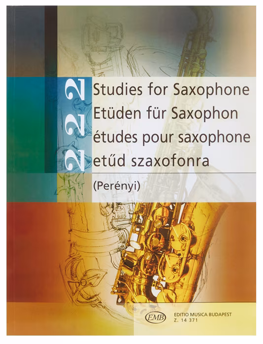 MS 222 Studies for Saxophone - Saxophon-Schule für Anfänger