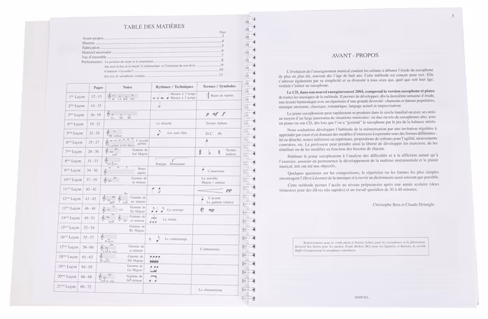 MS Méthode de saxophone pour débutants - Saxophon-Schule für Anfänger