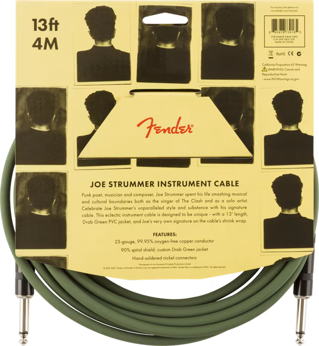 Fender Joe Strummer Pro 13' Instrument Cable - Instrumentenkabel