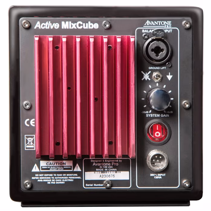 Avantone Pro Active MixCube Black (single) - Aktiver Studiomonitor