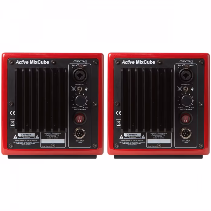 Avantone Pro Active MixCubes Red (pair) - Aktive Studiomonitore