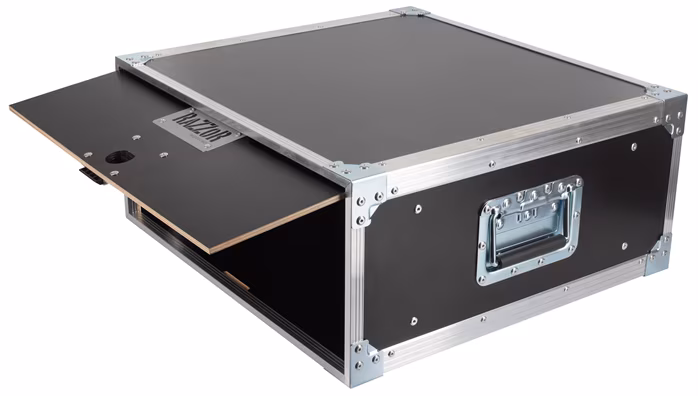 Razzor Cases 4U sliding door rack 370 - Rack Case
