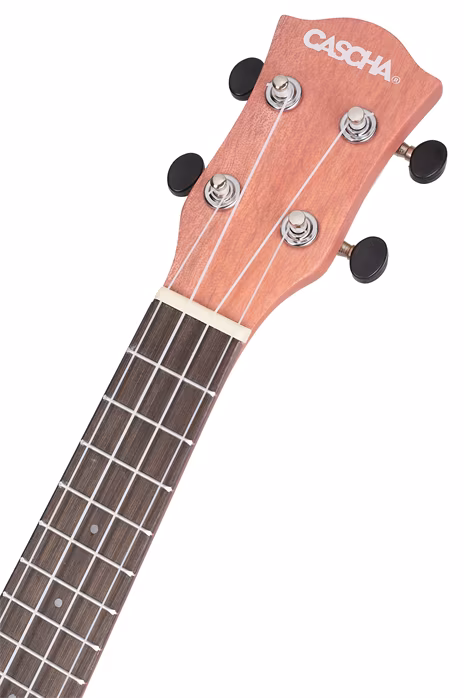 Cascha HH 3968 Soprano Ukulele Pink Set - Akustische Ukulele