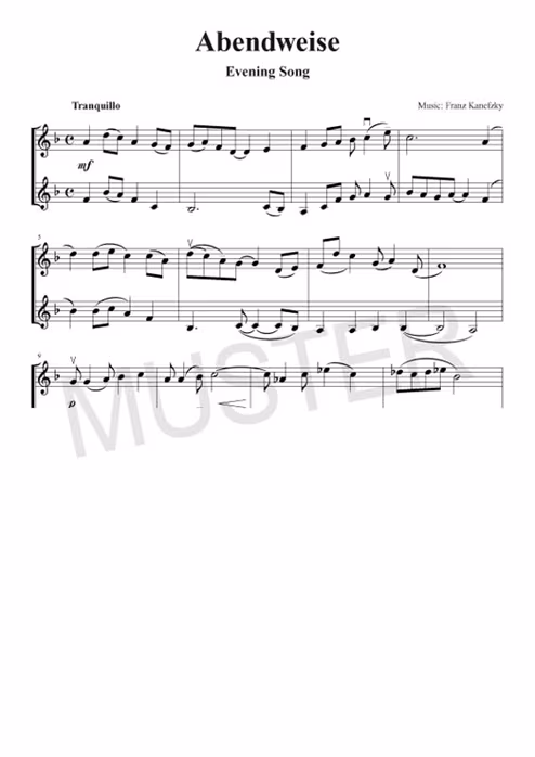 MS 100 Easy duets for 2 violins - Noten für Violine