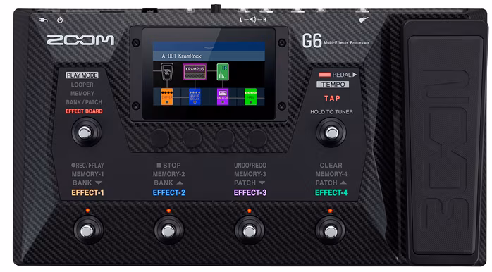 Zoom G6 - Gitarren-Multieffekt