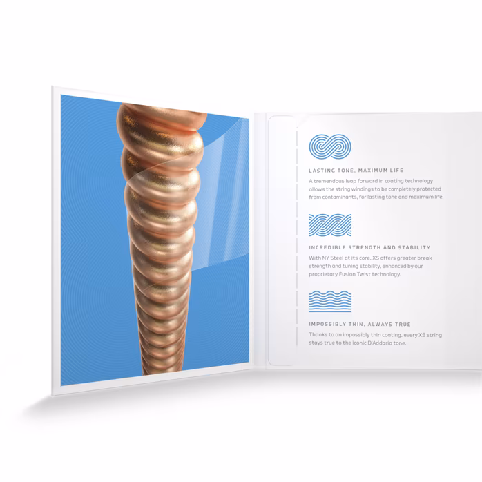 D'Addario XSAPB1047-12 - Saiten für zwölfsaitige Gitarre