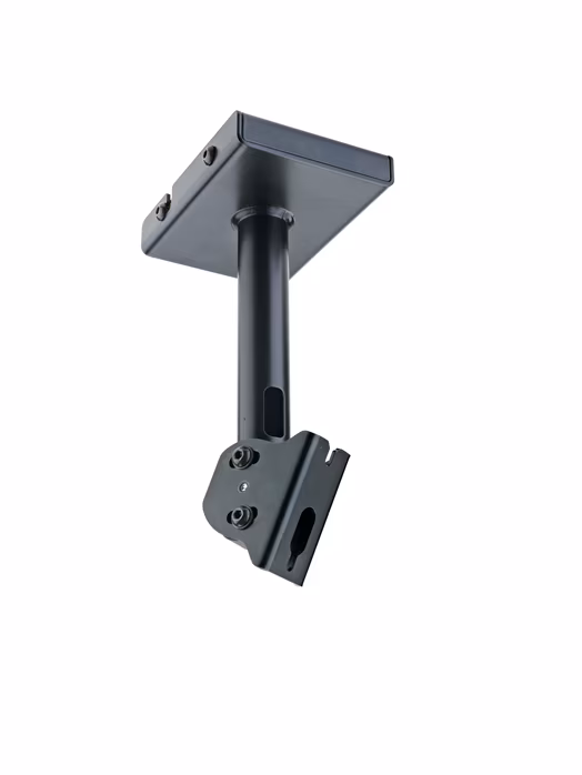 K&M 24496 black - Lautsprecher-Wandhalter
