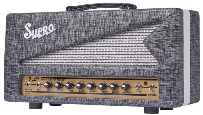 Supro Black Magick Reverb Head - Gitarren-Röhrenverstärker