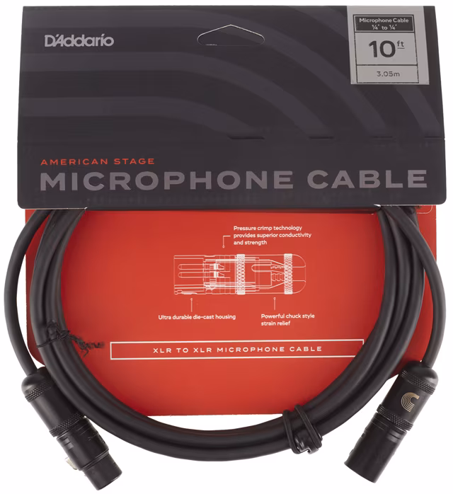 D'Addario DA PW-AMSM-10 - Mikrofonkabel
