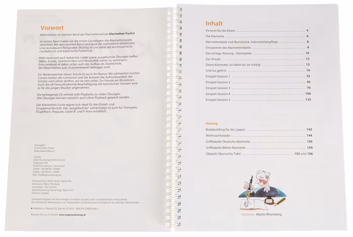 MS Klarinetten Fuchs 2 - Klarinetten-Schule für Anfänger