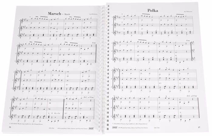 MS 100 wonderful solos, duets and trios for guitar - Gitarrennoten