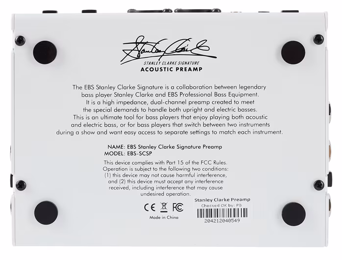 EBS Stanley Clarke Signature Preamp - Kontrabass-Vorverstärker