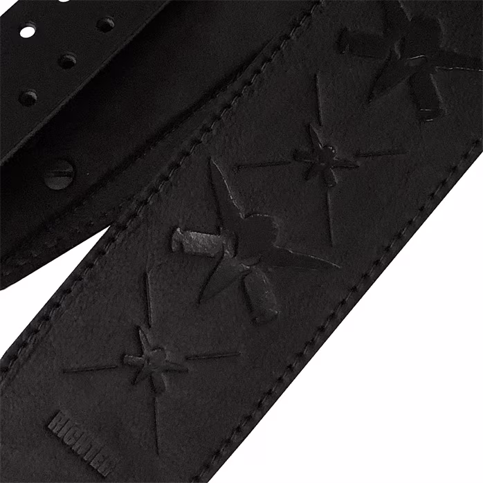 Richter Will Adler Signature Strap Black - Gitarrengurt