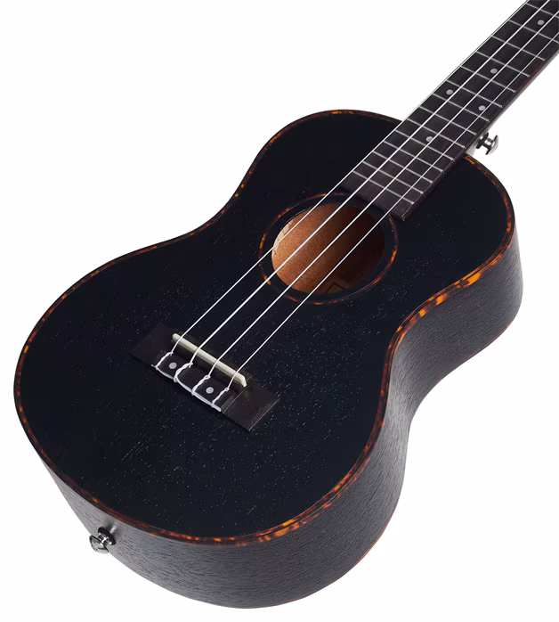 Cascha HH 2305 Premium Mahogany Ukulele Set Black - Akustische Ukulele