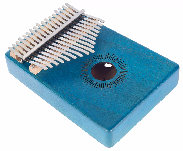 Sela Kalimba Mahogany 17 Blue - Kalimba
