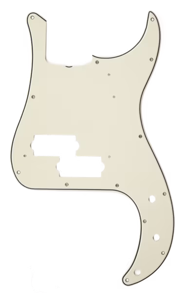 Fender Pure Vintage Pickguard, '63 Precision Bass, 13-Hole Mount, Mint Green, 3-Ply - Pickguard