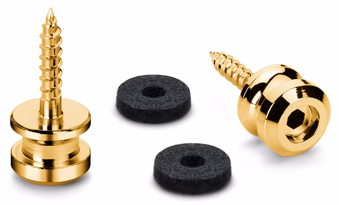 Schaller Buttons for S-Lock S Gold - Schraube für Gurt