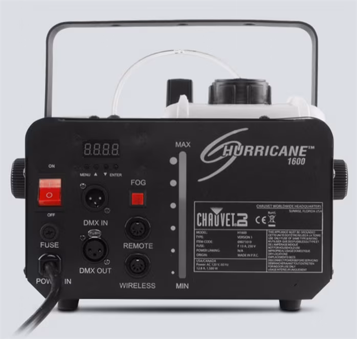 Chauvet Hurricane 1600 (ausgepackt) - Nebelmaschine
