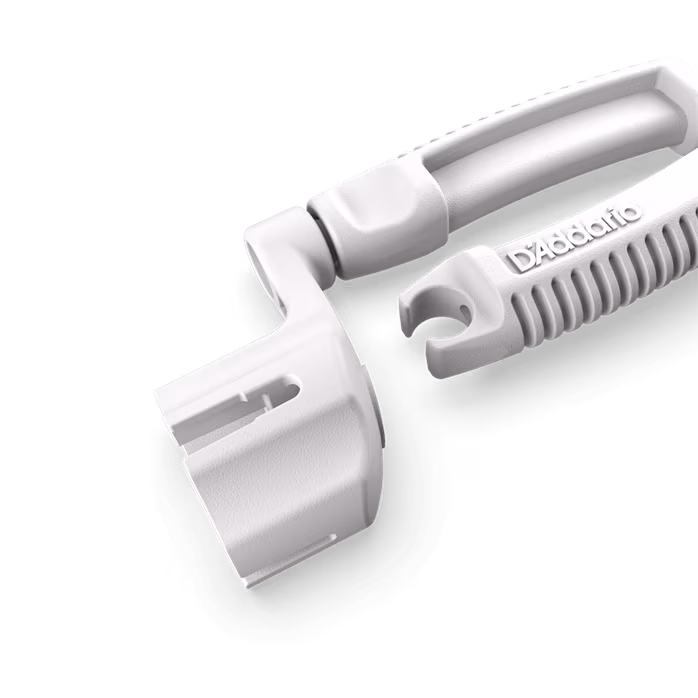 D'Addario DP-0002 White - Saitenkurbel