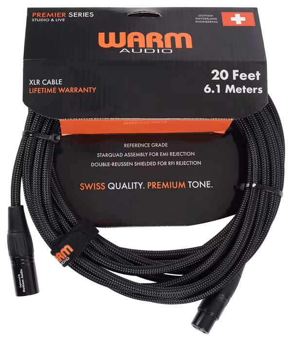 Warm Audio Prem-XLR-20' - Mikrofonkabel