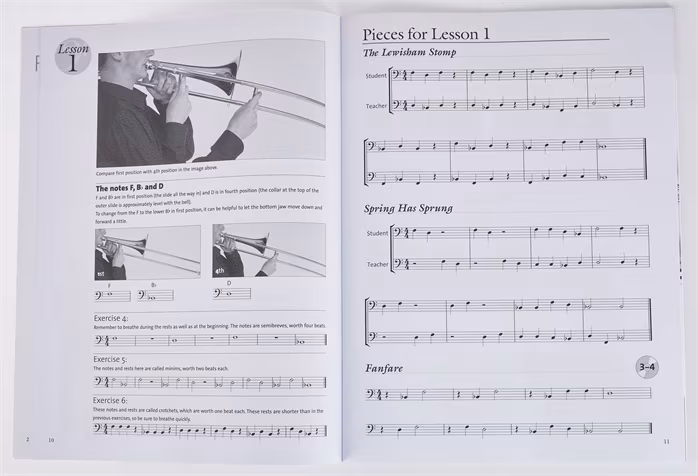 MS A New Tune a Day: Trombone - Book 1 - Posaunen-Schule für Anfänger