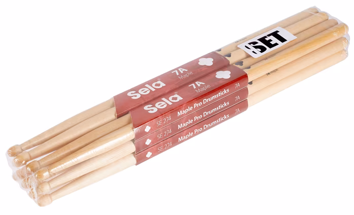 Sela 7A Maple 6 Pack - Preisgesenktes Ahorn-Trommelstöcke-Set