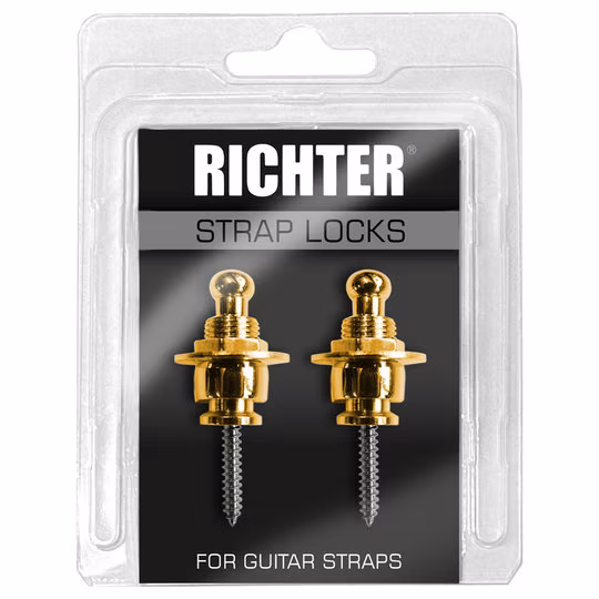 Richter Strap Lock Set Gold - Security Locks für Gurt