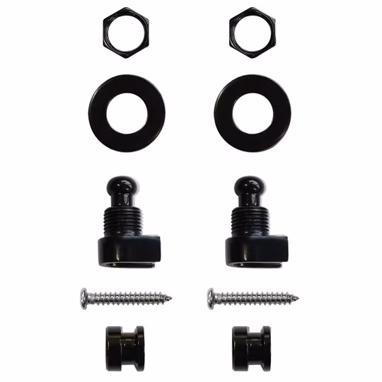 Richter Strap Lock Set Black - Security Locks für Gurt