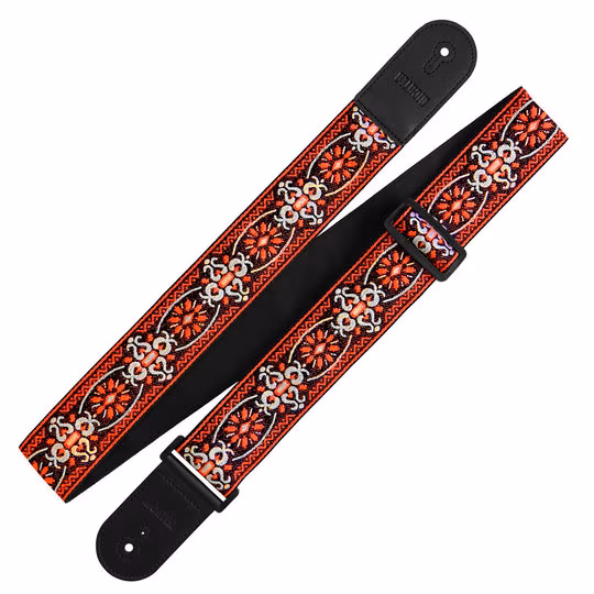 Richter Retro Red/Black - Gitarrengurt