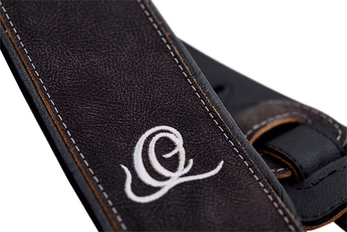 Ortega Leather Strap Roman Marble - Gitarrengurt