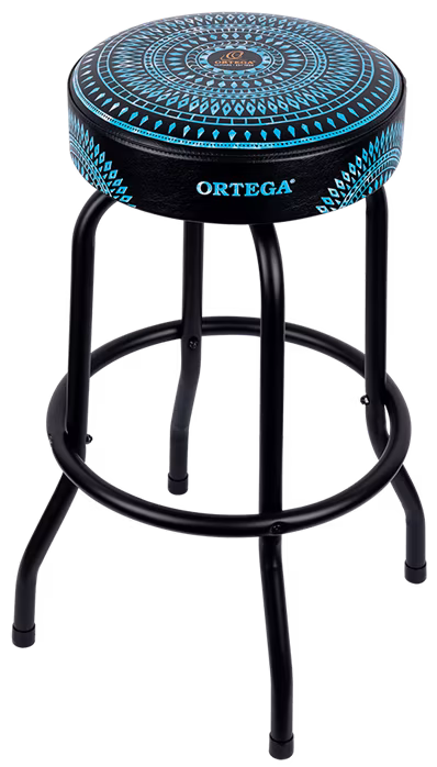 Ortega Bar Stool 30" Blue Kaleidoscope - Barhocker