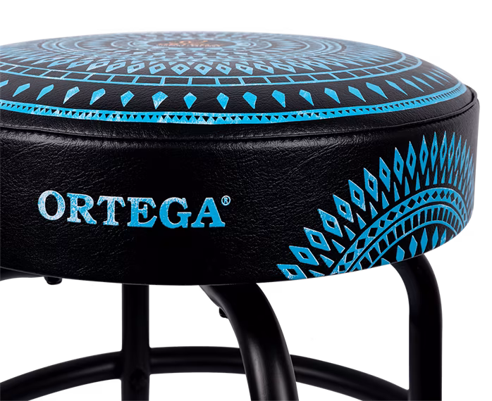Ortega Bar Stool 30" Blue Kaleidoscope - Barhocker