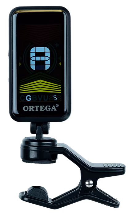 Ortega Chromatic Clip Tuner Easy Tune Black - Clip-On Stimmgerät