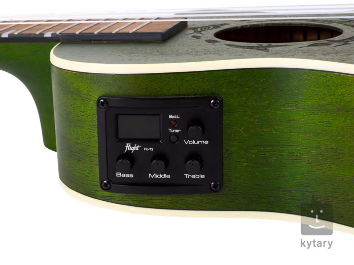 Flight DUC 380 CEQ Jade - Elektroakustische Ukulele