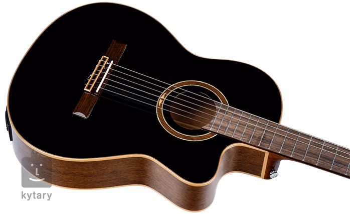 Ortega RCE238SN-BKT - Klassische elektroakustische Gitarre